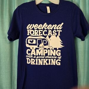 Bella Canvas Blue Graphic Tee